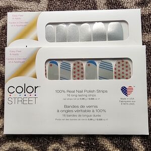 Color Street Silver Lust Nail Strips